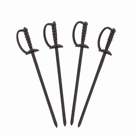 Amercareroyal Sword Picks, 6 in., Black, 10000PK RP147BK